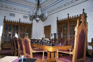 The Cabinet Room (Room 235) in the East Block of the Parliament Buildings