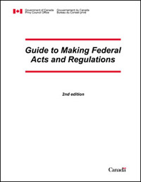 Guide to Making Federal Acts and Regulations