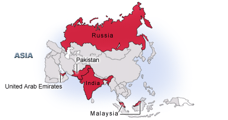 Map: Asia