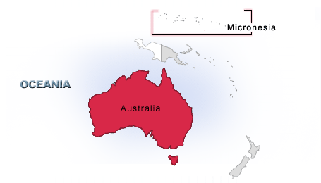 Map: Oceania