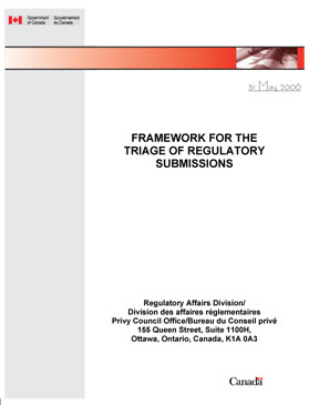 Framework for Triage of Regulatory Submission