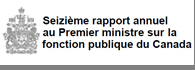 Seizime rapport annuel au premier ministre sur la fonction publique du Canada