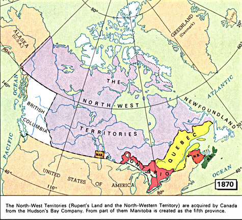Link: Map: 1870 - Canadian Confederation
