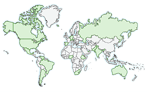 Carte interactive des fdrations dans le monde