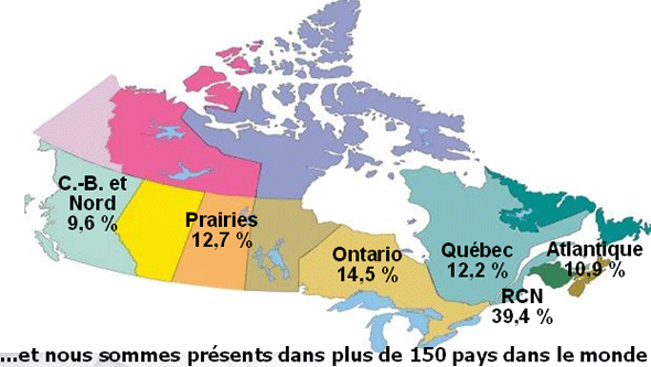 Image : Carte du Canada