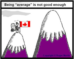 Being average is not good enough