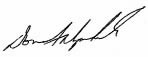 Don Mazankowski signature