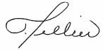 Paul M. Tellier signature