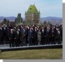Prime Minister Chrtien, Heads of State, Government and delegation at the Citadelle.