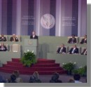Premier ministre Chrtien et les chefs d'tat, de gouvernement et de dlgation  la crmonie d'ouverture du Sommet des Amriques 2001.