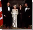 Prime Minister and Madame Chrtien with Her Majesty Queen Elizabeth II and His Royal Highness The Duke of Edinburgh at the Canadian Museum of Civilization (Gatineau, Quebec, October 13, 2002)