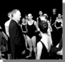Prime Minister Chrtien visits students rehearsing 'Beauty and the Beast' at the Royal Winnipeg Ballet school in Winnipeg, Manitoba.