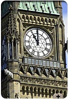 Photo - Peace Tower clock, Ottawa