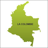 Carte de la Colombie.