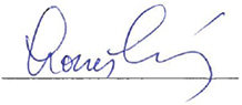 Signed by Louis Lévesque