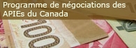 Programme de négociations des APIEs du Canada