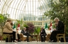 PM Harper meets with Tanaiste, Eamon Glimore and President of Ireland, Michael Daniel Higgins before attending the G-8 summit in Northern Ireland