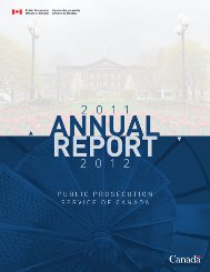 Public Prosecution Service of Canada Annual Report 2011-2012