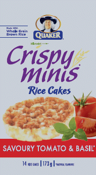 Quaker - Crispy Minis Rice Cakes Savoury Tomato & Basil