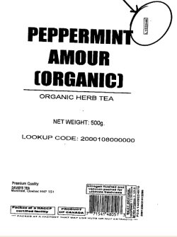 Peppermint Amour (organic) - Code : L102336