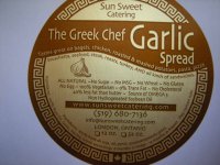 The Greek Chef Garlic Spread