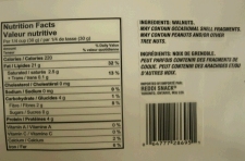 Reddi Snack - Nutritional Information
