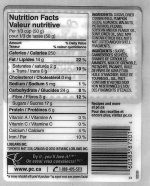 President's Choice Deluxe Trail Mix - Nutritional Information