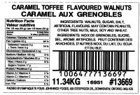 Caramel Toffee Flavoured Walnuts