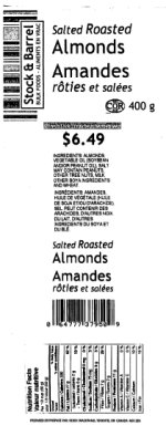 Stock & Barrel Salted Roasted Almonds