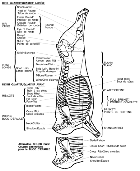 Image - Diagram of Meat Cuts