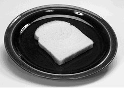 Dual Format - different amounts of food may be used to provide information for 1 slice of bread.