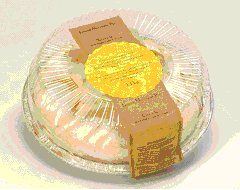 cake in a package with acute curves