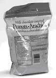 stand-up pouch of peanuts - front /back view