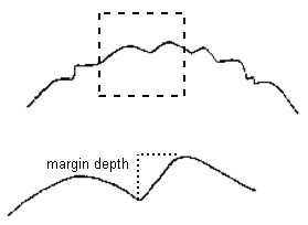 Leaf: Depth of margin indentation