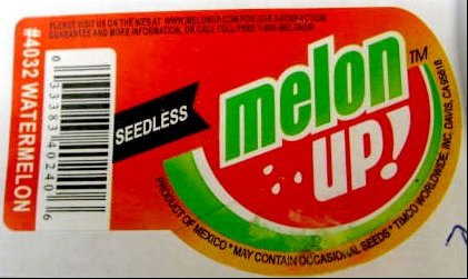 Large Seedless Watermelons de marque Melon Up!