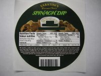 Sabatini’s Gourmet Foods - Spinach Dip