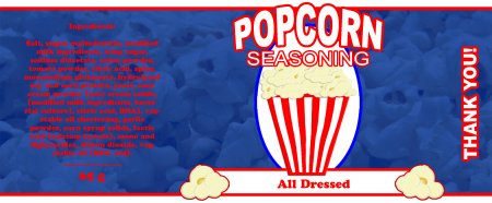 Aucun marque sur l’étiquette - Popcorn Seasoning, All Dressed