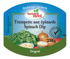 Fontaine Santé - Trempette aux épinards - Original