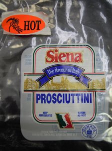 Siena brand Prosciuttini Hot