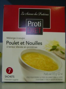 Proti Diet Chicken Noodle High Protein Soup Mix - principal display panel