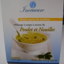Inovacure Chicken Noodle Flavour Soup Mix - principal display panel