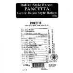Casa Italia Pancetta Genre Bacon Style Italien