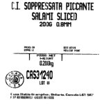 « C.I. Soppressata Piccante Salami »