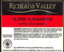Richland Valley - Super Submarine