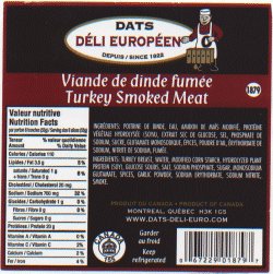 Dats Déli Européen - Turkey Smoked Meat