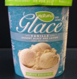natur-a Glacé brand dairy-free frozen dessert - Vanilla