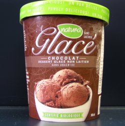 natur-a Glacé brand dairy-free frozen dessert - Chocolate