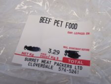 Beef Pet Food - Surrey Meat Packers