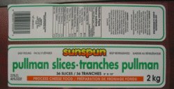Sunspun - Pullman Slices Process Cheese Food