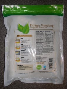 Choripdong brand frozen dumpling